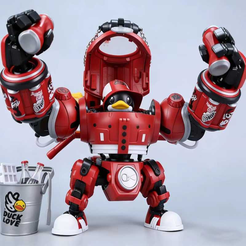B.Duck Hiphop Duck Mecha Modellbausatz, Actionfigur, 21 cm - Bild 2