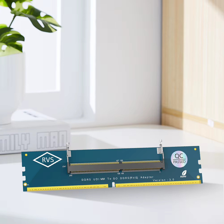 APWIKOGER DDR5 SO-DIMM zu DDR5 U-DIMM Adapter Karte für Laptop und Desktop RAM Speicher Upgrade in Grün oder Blau - Bild 4