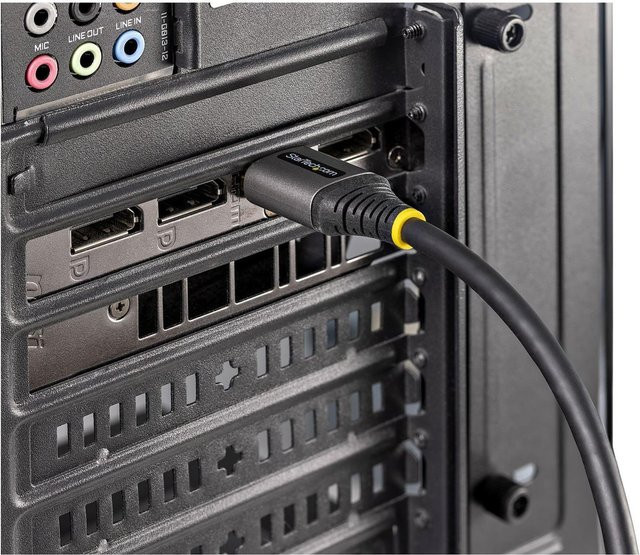 StarTech.com Ultra High Speed HDMI 2.1 Kabel 8K, 48Gbit/s, 5,0 m Länge, Schwarz/Grau - Bild 1