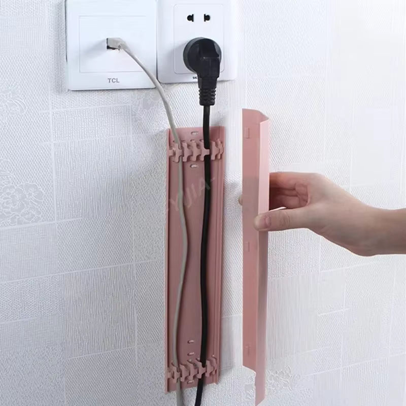 Selbstklebende Kabelkanal-Abdeckung für Wand-Flachbildschirme in Weiß, 29,5 cm Länge, Kabel-Organizer zur Kabelmanagement-Aufbewahrung - Bild 2