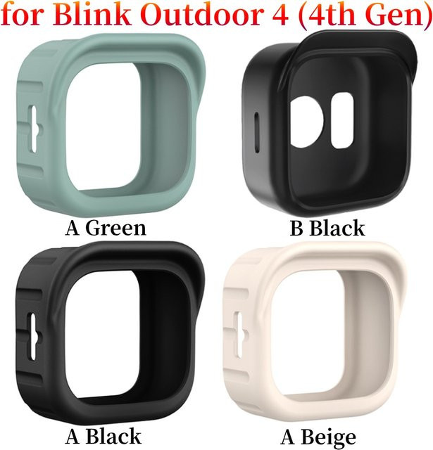 Wasserdichte Silikon Schutzhülle mit Krempe für Blink Outdoor 4 Überwachungskamera (4. Generation) - Bild 1