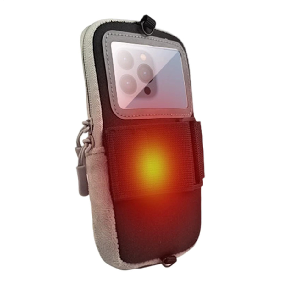 Schneesichere USB-Handy-Tasche mit thermischer Heizfunktion für Skifahren und Outdoor-Aktivitäten - Bild 4