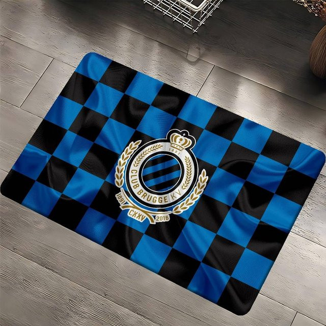 Karpetti Bereichsteppich Modern Gestreift in Blau, Waschbar und Rutschfest, B/T: 80 x 120 cm - Bild 1