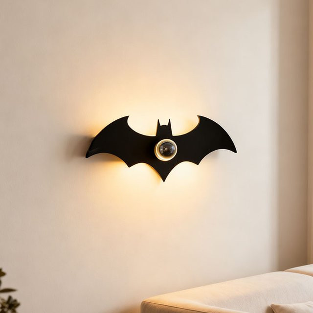 LINCCW 2er Set Wandleuchten in Schwarz mit 3W E14 Lichtquelle für Wohnzimmer und Schlafzimmer - Bild 1