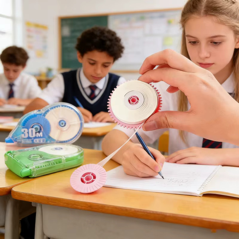 6er-Pack Korrekturband in Weiß und Multicolour für die Schule - Bild 5