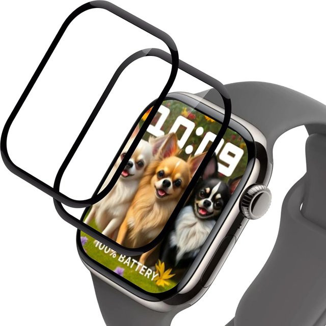 HUBANDE Keramikfolie für Apple Watch, Schwarz, Unisex - Bild 1