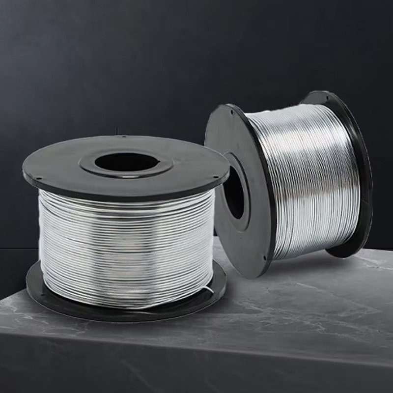 Stahlbindedraht Silber für automatische Bewehrungsbindemaschinen, Durchmesser: 0,8 mm, Länge: 110 m - Bild 2