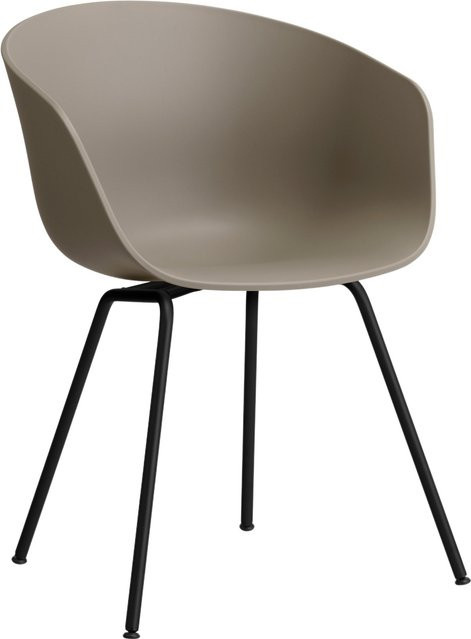 HAY About A Chair AAC 26 Stuhl in Beige mit Armlehnen aus Polypropylen und Stahl - Bild 1