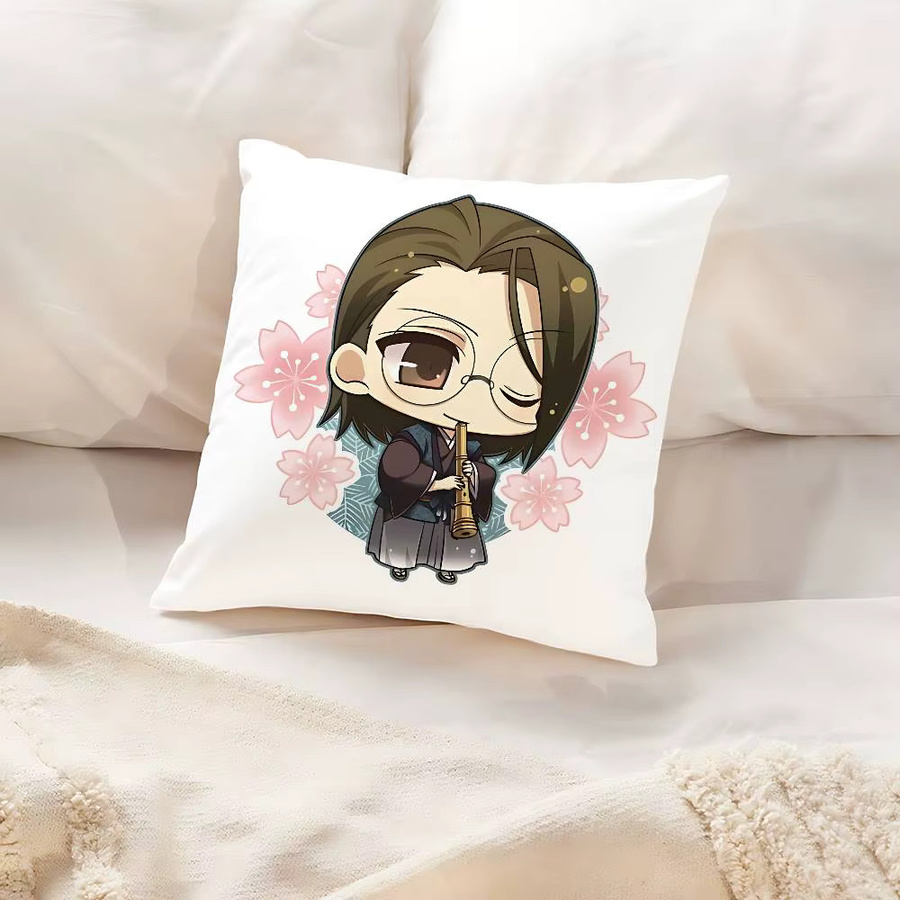 52TOYS Anime Hakuoki Kissenbezug aus Polyester mit Reißverschluss, B/T/H: 40 x 40 x 40 cm - Bild 2
