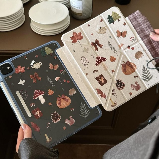 Bunte iPad Hülle mit Bleistifthalter für iPad Pro, iPad Air und iPad Mini Modelle in Multicolour - Bild 1