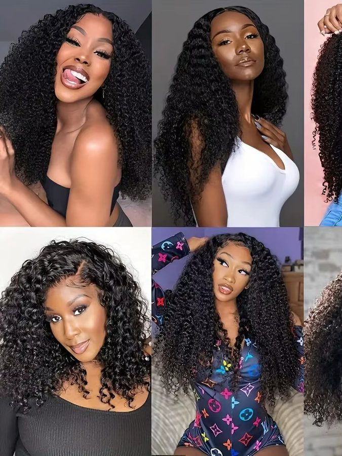 Newmi Clip-in Haarverlängerungen Echthaar, 8 Stück, 110g, Naturschwarz - Bild 7