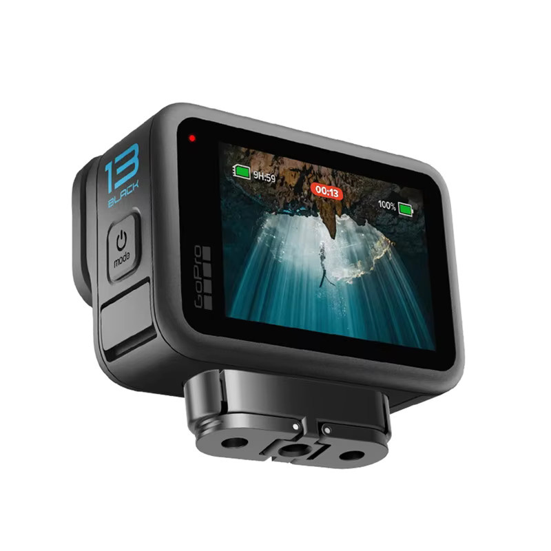 Metallische magnetische Schnellverschluss-Basis für GoPro Hero 13 in Schwarz als Adapter-Halterung für deine Action-Kamera - Bild 3