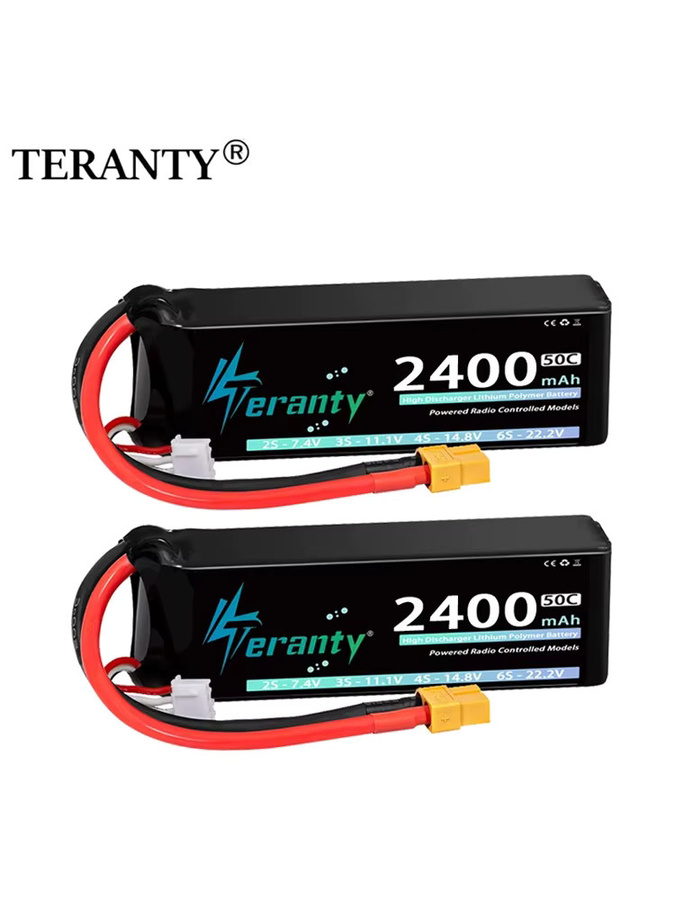 TERANTY Lipo-Akku 3S 2400mAh 11,1V 50C/100C Softcase mit T XT60 Stecker - Bild 7