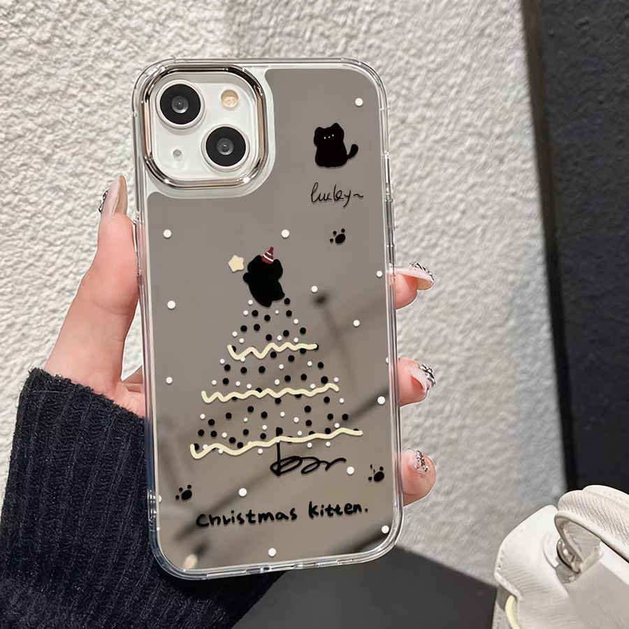 Luxus Make-Up Spiegel Handyhülle für Apple iPhone 11 bis 17 Pro Max, transparent - Bild 2