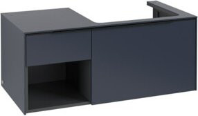 Villeroy & Boch Waschtischunterschrank Subway 3.0 in Grau Matt mit LED-Beleuchtung und offenen Regalfächern, B/T/H: 100,1 x 42,25 x 51,6 cm - Bild 1