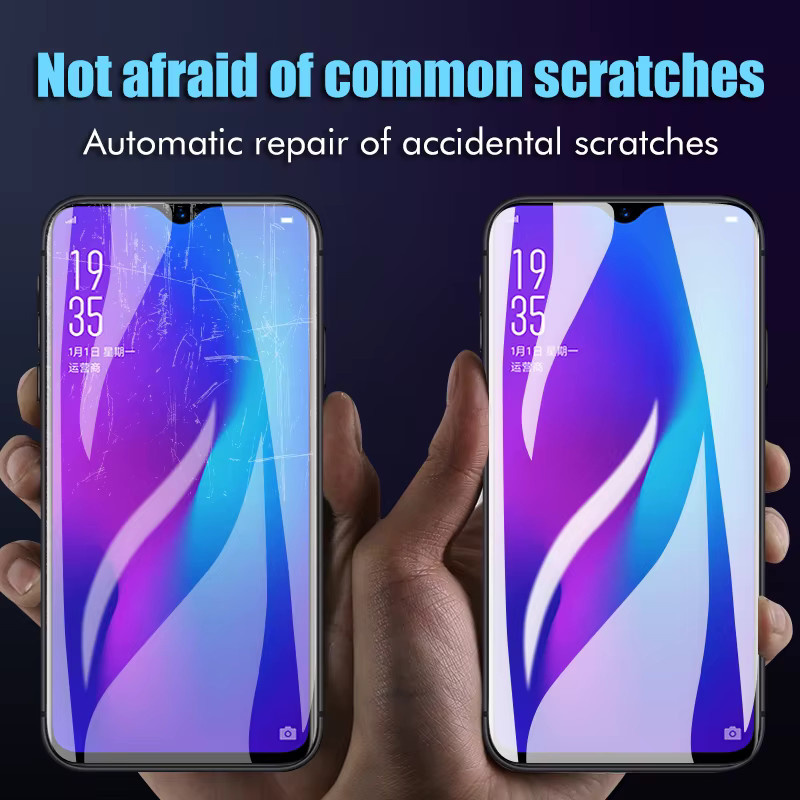 FindX9 Ultra Matte Hydrogel-Schutzfolie mit Sichtschutz für OPPO Find X9 Pro, Find X9s Pro und Find X9+ in Blau/Transparent - Bild 4