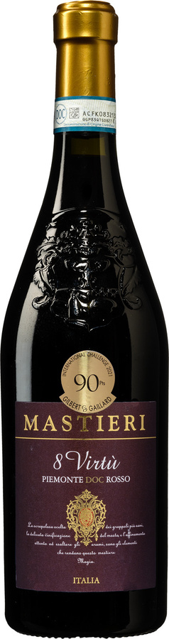 Mastieri 8 Virtu Rotwein, Italien, 0,75 l - Bild 2