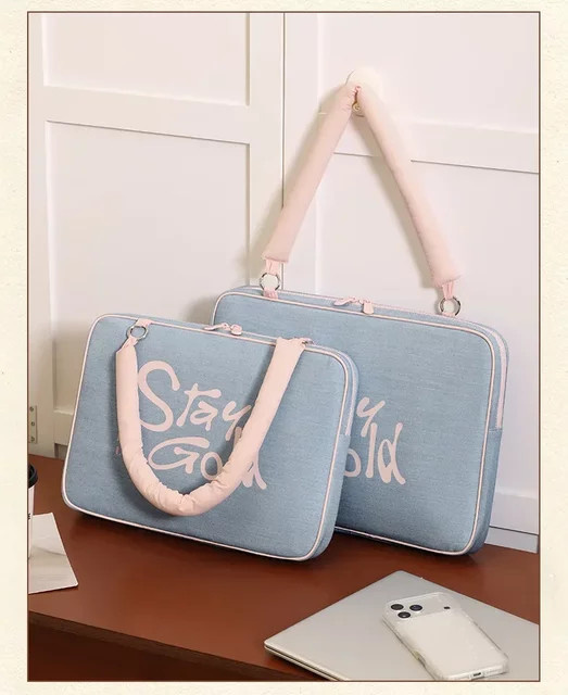 Laptop-Tasche 15,6 Zoll Schutzhülle in Blau für Apple MacBook, Huawei, Lenovo, Xiaomi, HP, Dell und Acer - Bild 1