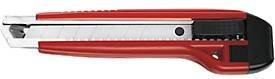 Westcott Premium Cuttermesser in Rot und Schwarz mit Rastautomatik, Aufhängeöse und Abbrechvorrichtung, 18 mm - Bild 1