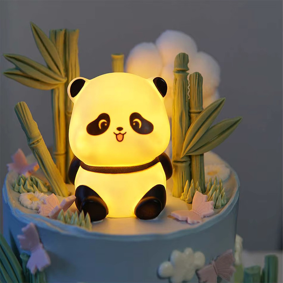 Potdemiel Panda LED Nachtlicht aus Kunststoff für Kinder und Wohnzimmer - Bild 3