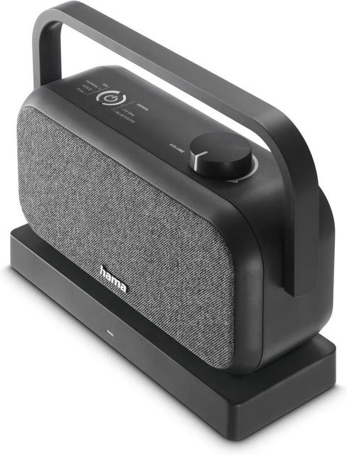 Hama TV-Lautsprecher mit Bluetooth und 2,4-GHz-Station in Schwarz und Grau - Bild 1