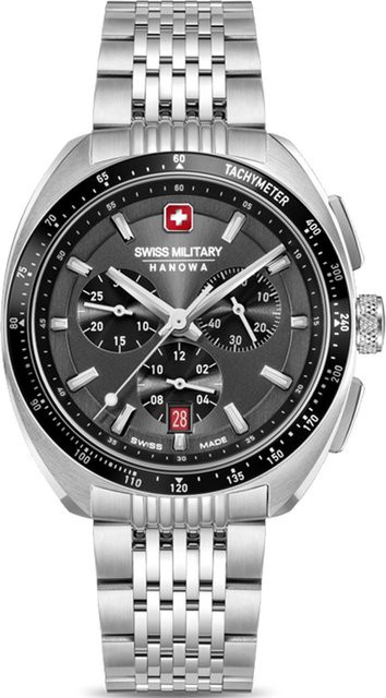 Swiss Military Hanowa Chronograph, Edelstahl, Quarz, 41 mm, Herren - Bild 1