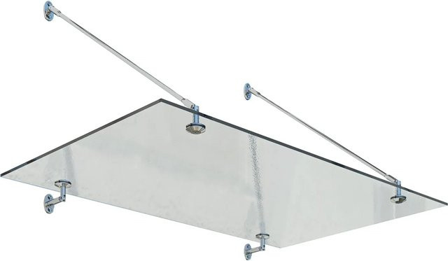 Canopia Glasvordach Taurus Silber B: 90 cm, T: 1,4 m - Bild 1