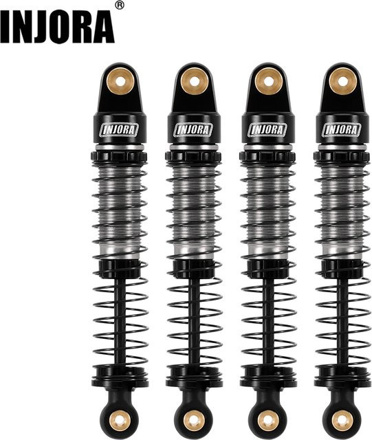 INJORA 52 mm Big Bore Stoßdämpfer-Öldämpfer, Metall, Schwarz, für 1/24 RC Crawler Axial AX24 - Bild 1