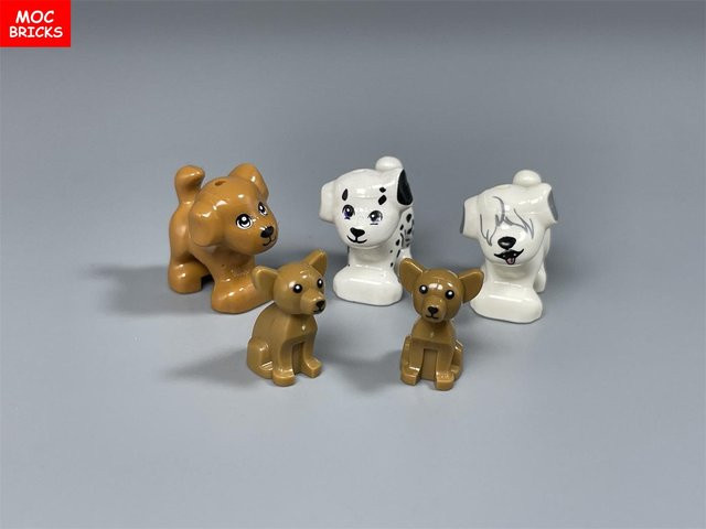Yiran toy MOC Bausteine Kleine Hunde Bausteine Kinderspielzeug Puppe - Bild 1