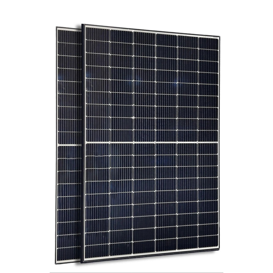 Shinefar 2er-Set Jet-Line Solarpanel zur Solaranlagen-Erweiterung, 550 W, Monokristallin, Schwarz/Silber - Bild 2