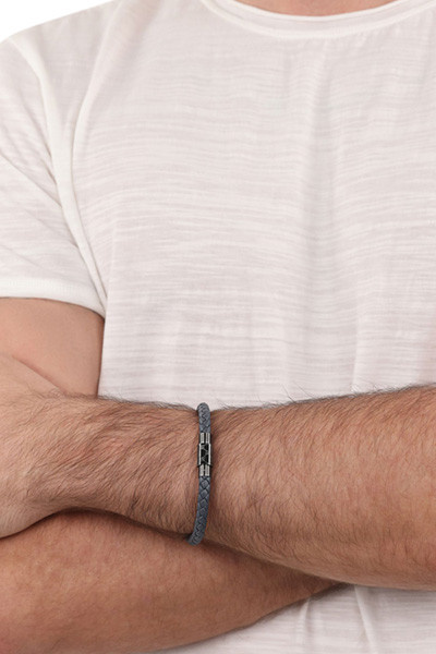 Joop! Armband Edelstahl, Schwarz, Unisex - Bild 2