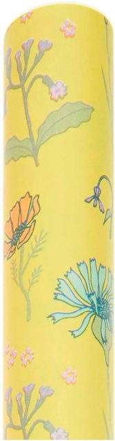 Rico Design Geschenkpapier Blumen Gelb und Multicolour - Bild 1
