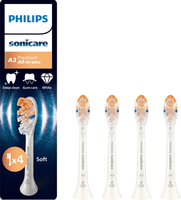 Philips Sonicare Premium All-in-one elektrische Zahnbürste HX9094/87 Weiß (4 Stück) - Bild 1