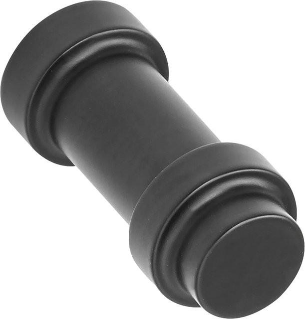 Furnipart Möbelknopf Pillar aus Zinkdruckguss in Schwarz Matt mit Durchmesser: 11,4 mm - Bild 1