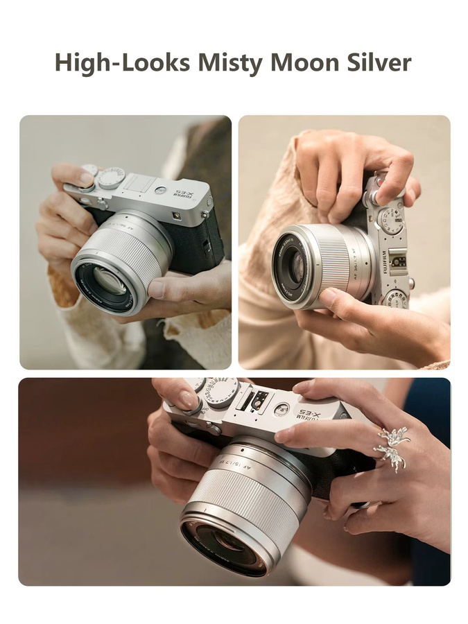 Viltrox APS-C Autofokus-Kameraobjektiv AF 56mm F1.7 für Fujifilm XF spiegellose Kameras in Silber - Bild 2