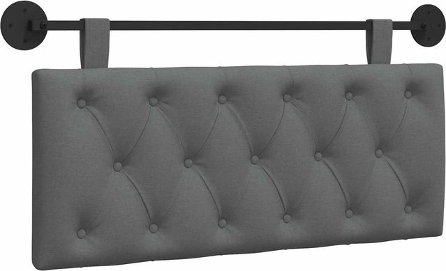 vidaXL Wandmontiertes Polsterpaneel Dunkelgrau B/H/T: 110 x 55 x 7 cm - Bild 1