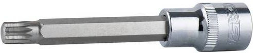 KS Tools CHROMEplus Bit-Stecknuss XZN lang M5 1/2 Zoll Silber - Bild 1