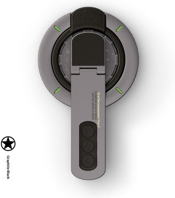 Binchi Outdoor Product Magnetischer Handy-Griffständer in Grau mit 360 Grad drehbarem Fingerringhalter für iPhone 17 16 15 14 13 12 Pro Max - Bild 1
