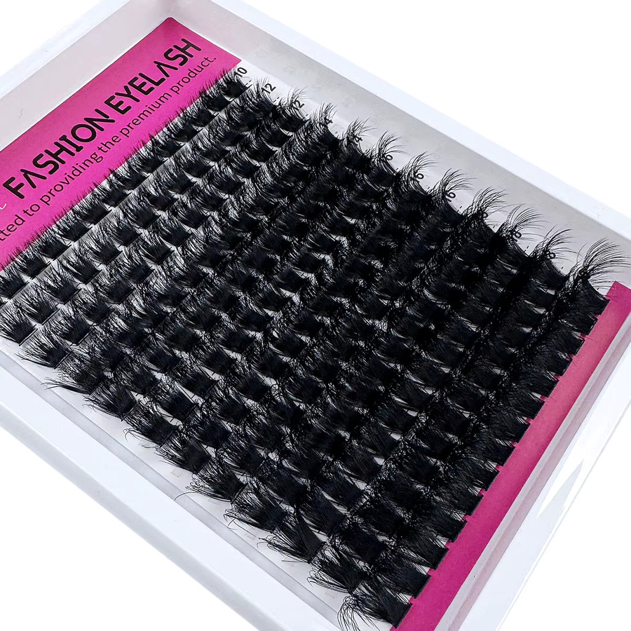 UMIRYAO DIY Cluster-Wimpern, Black, 10–20 mm, 0,07 mm, Unisex - Bild 3