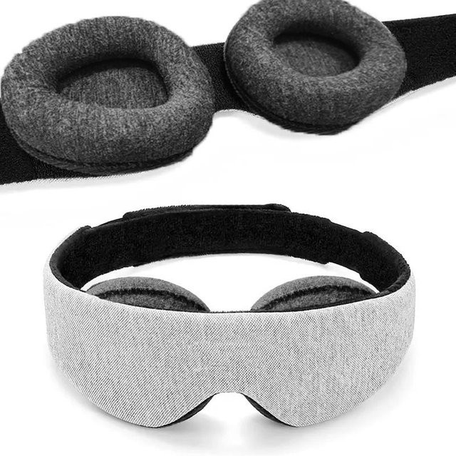 SZwatch Verdunkelungs-Augenmaske, 3D konturiert, Schwarz, Unisex - Bild 1