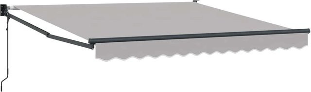 vidaXL Markise aus Polyester in Hellgrau, B/T/H: 300 x 250 x 165 cm - Bild 1
