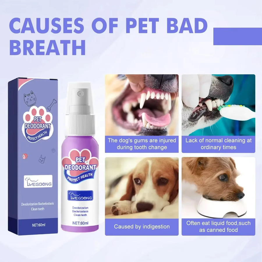 DUTRIEUX Tragbarer Zahnspray für Hunde zur Mundpflege mit Desodorierung und Anti-Zahnstein-Reinigung, Multicolor - Bild 2