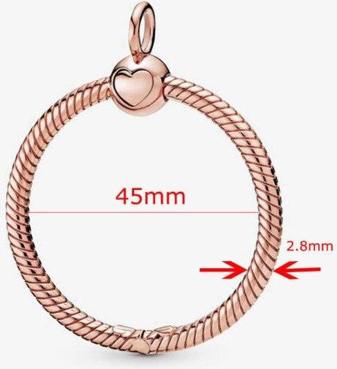 Wucifang Jewelry O Anhänger Charm, 925 Silber, Damen - Bild 1