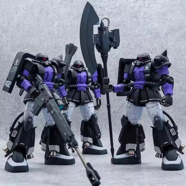 Bandai Gundam Zaku Hg, Modell Figuren, 1:144, Schwarz - Bild 1