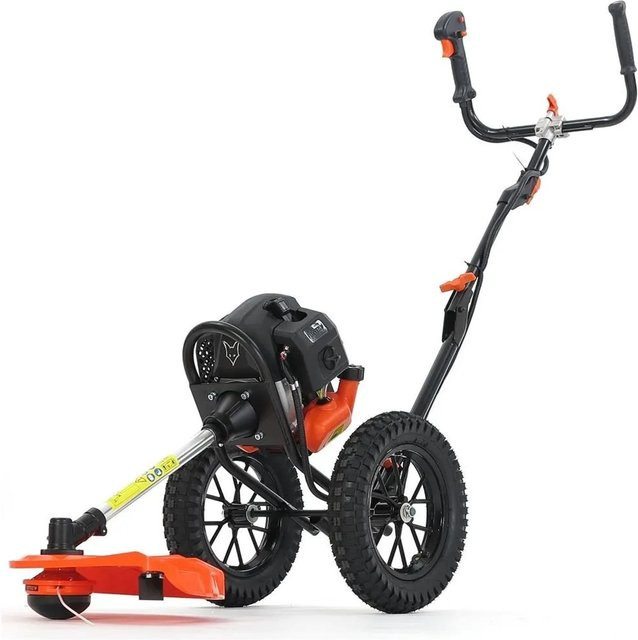 FUXTEC Benzin Motorsense FSR152 in Orange mit 3PS und 51,7 Ccm auf Rädern - Bild 1