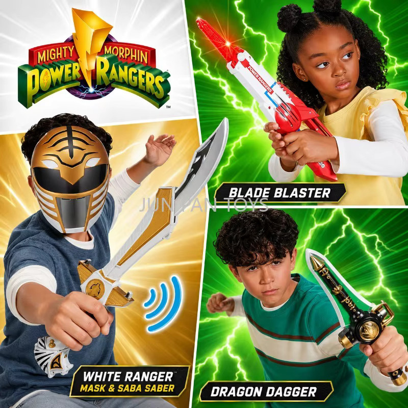 Playmates Power Rangers Re-Ignition Saba Säbel Maske Münzklinge Blaster Drachenmesser, Rollenspiel-Spielzeug, mit Soundeffekten, ab 3 Jahre - Bild 3
