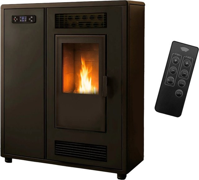 Sannover Luft-Pelletofen Slim Astral 12,2 kW in Schwarz - Bild 1