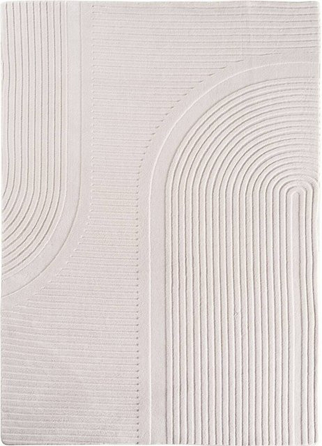 Ayyildiz Teppich POMPEI in Creme im skandinavischen Boho-Stil, pflegeleicht und waschbar, Breite: 80 cm, Länge: 250 cm - Bild 1