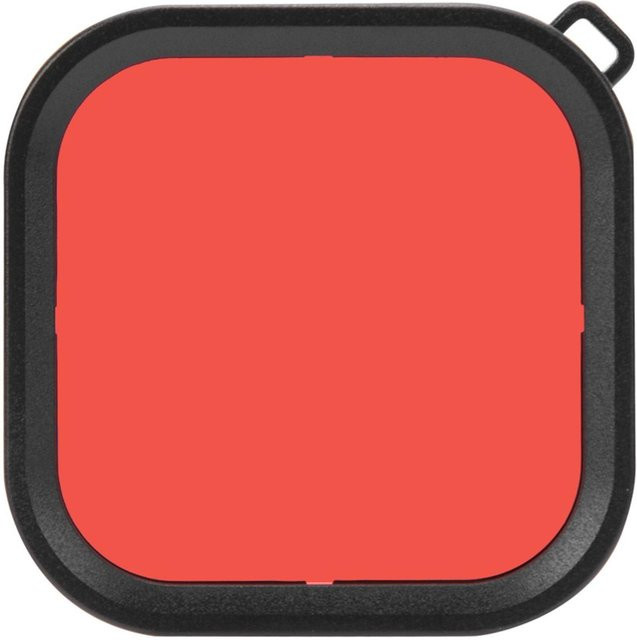 Wasserdichtes GoPro HERO Gehäuse mit Objektivfilter in Rot für Actioncam-Fotografie und Tauchen - Bild 1