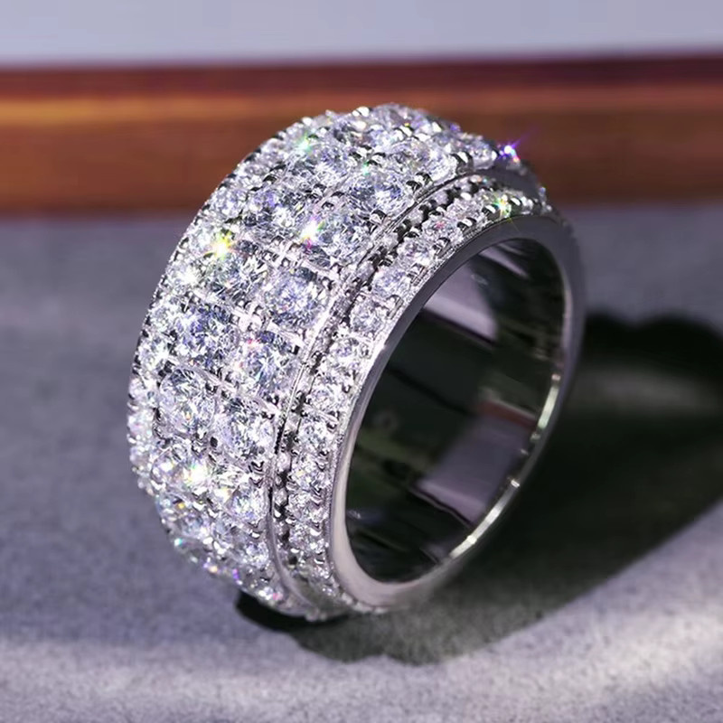 Huitan Ring, Zirkonia, Silber, Damen - Bild 3